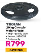 Trojan 20Kg Olympic Weight Plate