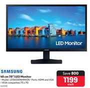 Samsung 48cm (19") LED Monitor LS19A330NHMXZN