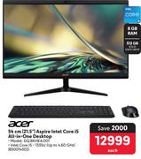 Acer 54cm (21.5") Aspire Intel Core i5 All In One Desktop DQ.BKHEA.001