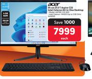 Acer 54cm (21.5") Aspire C22 Intel Celeron All In One Desktop ASPIRE C22-820
