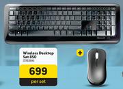 Microsoft Wireless Desktop Set 850 316364-Per Set