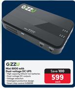 Gizzu Mini 8800 mAh Dual-Voltage DC UPS 436836-Each