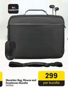 Karbon Shoulder Bag, Mouse And Earphones Bundle 461563-Per Bundle