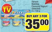 Danone Nutriday Yoghurt Selected-3x6x100g