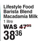 Lifestyle Food Barista Blend Macadamia Milk-1L