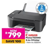 Canon Pixma TS3440 3 In 1 Printer 