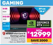 MSI Intel Core i5 Gaming Laptop