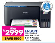 Epson Eco Tank L3252 3 In 1 Printer