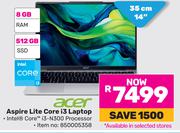Acer Aspire Lite Intel Core i3 Laptop