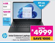 HP Intel Celeron Laptop