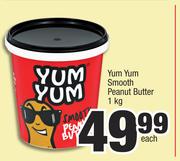 Yum Yum Smooth Peanut Butter-1Kg Each