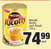 Nescafe Ricoffy (Excl.Decaf)-750g Each