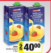 Spar Vanilla Custard-For 2 x 1 Litre