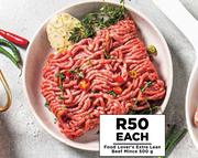 Food Lover's Extra Lean Beef Mince-500g Each