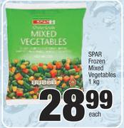 Spar Frozen Mixed Vegetables-1Kg Each