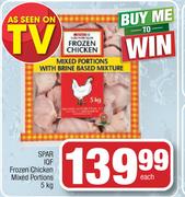 Spar IQF Frozen Chicken Mixed Portions-5Kg Each
