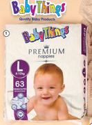 Baby Things Premium Nappies Sizes S-XL-Per Pack