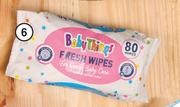 Baby Things Fresh Wipes 80 Wipes-Per Pack
