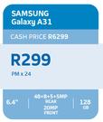 Samsung Galaxy A31 Contract