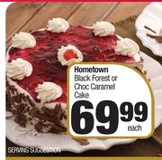 Hometown Black Forest Or Choc Caramel Cake-Each