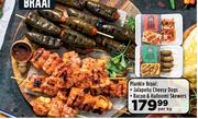 Plankie Braai: Jalapeno Cheesy Dogs, Bacon & Halloumi Skewers-Per Kg