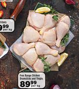 Free Range Chicken Drumsticks And Thighs-Per kg