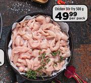 Chicken Stir Fry-500g Per Pack