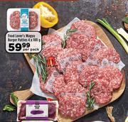 Food Lover's Wagyu Burger Patties-4 x 100g Per Pack