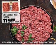 Extra Lean Beef Mince-2 x 500g Per Pack