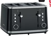 Eiger Helvetica 4-Slice Toaster 850009184-Each