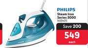 Philips Steam Iron Series 3000 453401-Each