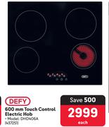 Defy 600mm Touch Control Electric Hob 437251-Each