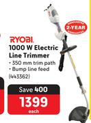 Ryobi 1000W Electric Line Trimmer 443362-Each