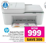 HP Deskjet Plus 4120 3 In 1 Colour Printer