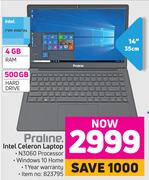 Proline Intel Celeron Laptop