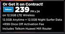 JVC 49-Inch QLED Smart TV-LT49NQ5165-On 12.5GB LTE Wireless Including Telcom Huwei MiFi Router