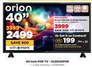 Orion 50-Inch LED FHD TV OLED-50FHDC