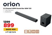  Orion 2.1 Channel HDMI Sound Bar SBW 120