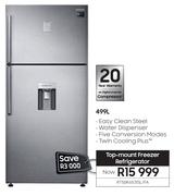 Samsung 499Ltr Top-Mount Freezer Refrigerator RT50K6531SL/FA
