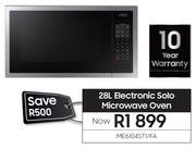 Samsung 28Ltr Electronic Solo Microwave Oven ME6104ST1/FA