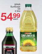 Spar Sunflower Oil-2Ltr Each