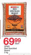 Spar Red Speckled Beans-2Kg Each