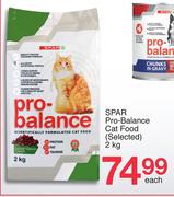 Spar Pro Balance Cat Food (Selected)-2Kg Each