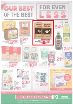 SUPERSPAR EASTERN CAPE : Our Best For less (22 June - 4 July 2021) Valid in Bluewater Bay, Despatch, Amalinda, Vincent, Knysna, Heather Park, Jeffrey's Bay, Rosehill, Leyvale, Sedgefield, Spandau, page 4