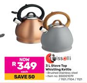 Tissolli Stove Top Whistling Kettle-Each