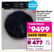 Bennett Read 10Kg Elite Clean Front Loader Washing Machine JCW103