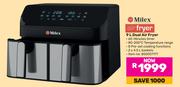 Milex 9Ltr Airfryer Dual Air Fryer