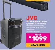 JVC 10" Bluetooth Trolley Speaker XS-N319PB