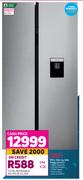 Defy 555L Side By Side Fridge DFF447