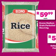 Econo Medium Grain Parboiled Rice-5kg
